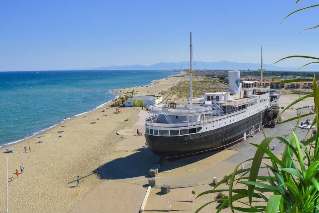 A 500 M De La Plage, Tout Confort Avec Wifi Le Barcarès Eksteriør bilde